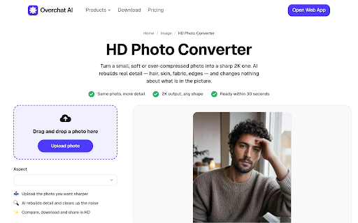 OverchatAI-Low-Res-Photo-to-HD-Converter